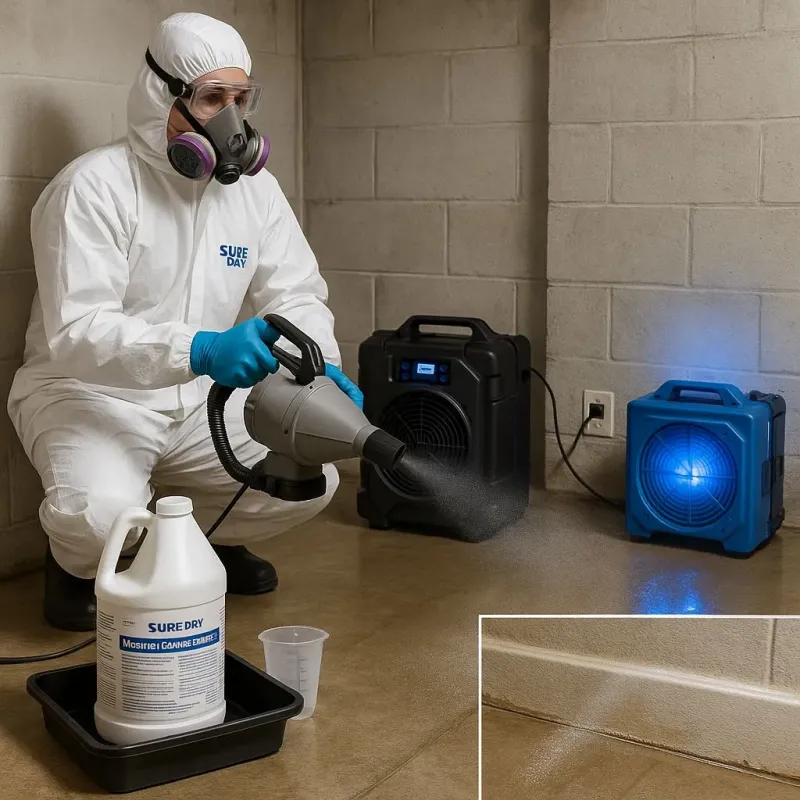 Sanitization and Odor Removal process in Lewis Center, OH